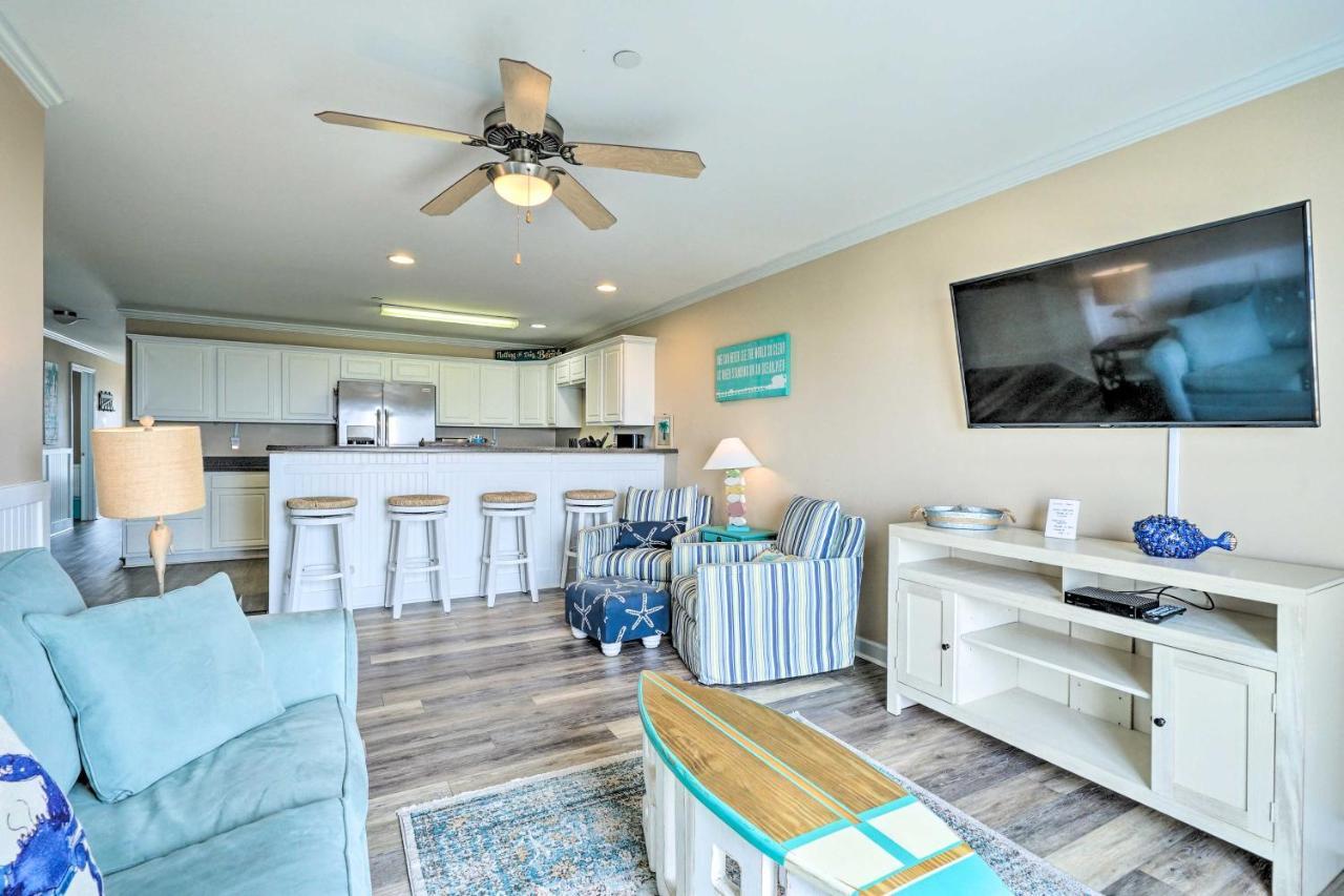 Ocean-View Oak Island Condo, 1 Block To Beach! Eksteriør billede