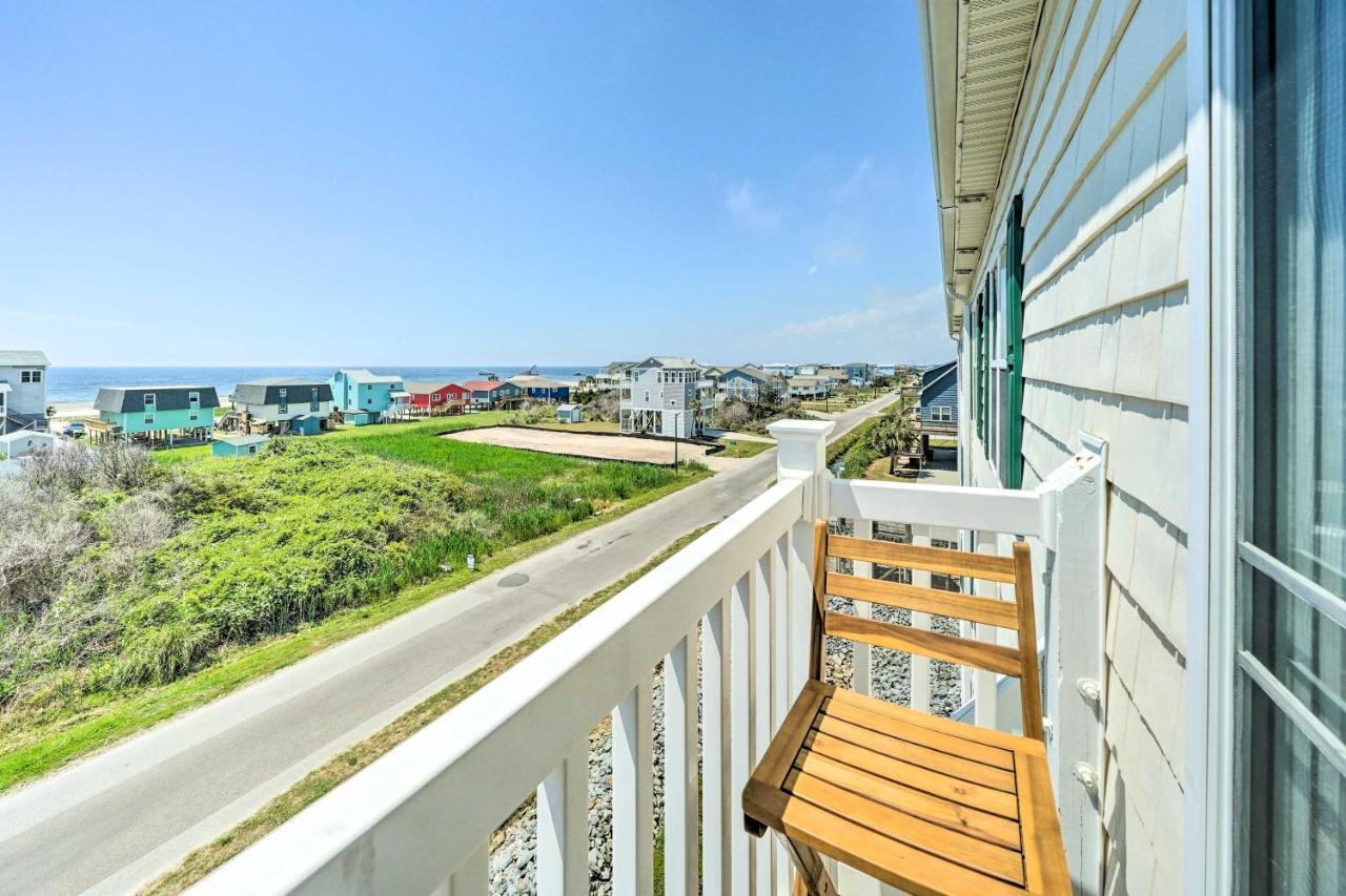 Ocean-View Oak Island Condo, 1 Block To Beach! Eksteriør billede